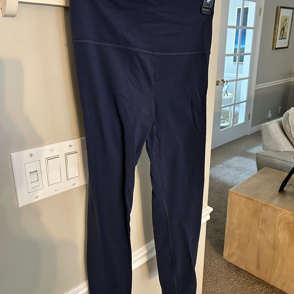 Athleta Navy Elation Ultra High-Rise 7/8 Performance Leggings